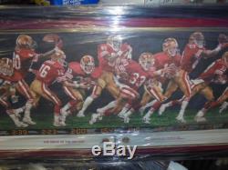 San Francisco 49ers Joe Montana Framed Display The Drive Of The Decade SB23