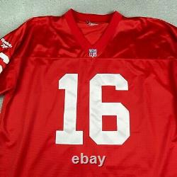 San Francisco 49ers Joe Montana Jersey #16 XL Authentic Gridiron Classic Reebok