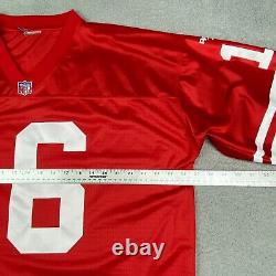 San Francisco 49ers Joe Montana Jersey #16 XL Authentic Gridiron Classic Reebok