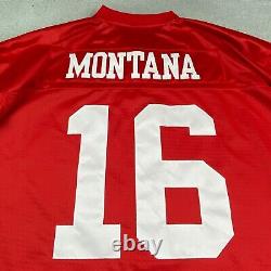 San Francisco 49ers Joe Montana Jersey #16 XL Authentic Gridiron Classic Reebok