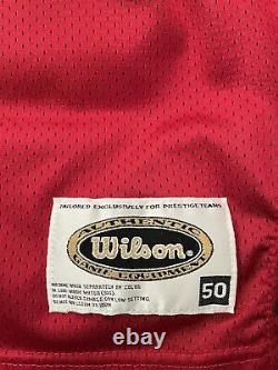San Francisco 49ers Joe Montana Jersey Vintage Wilson size 50