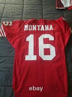 San Francisco 49ers Joe Montana Wilson Jersey 44 vintage vtg classic PERFECT