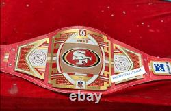 San Francisco 49ers Legacy Title Championship Belt 4MM ZINC