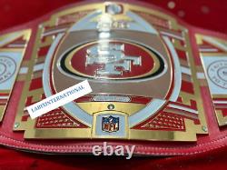 San Francisco 49ers Legacy Title Championship Belt 4MM ZINC