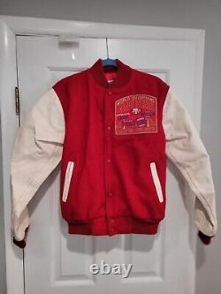 San Francisco 49ers Leterman Style Jacket Team Of The 80s Superbowl Champs