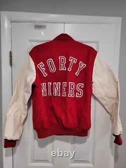 San Francisco 49ers Leterman Style Jacket Team Of The 80s Superbowl Champs