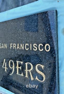 San Francisco 49ers Marble Engraved Plaque removed 2015 Stadium Demolition