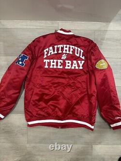 San Francisco 49ers Mitchell & Ness Faithful to the Bay Full Zip Jacket XL