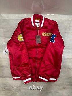 San Francisco 49ers Mitchell & Ness Faithful to the Bay Full Zip Jacket XL