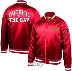 San Francisco 49ers Mitchell & Ness Faithful to the Bay Full Zip Jacket XL