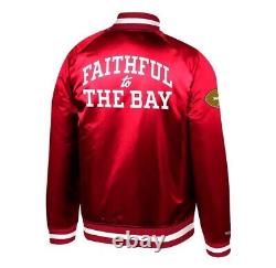 San Francisco 49ers Mitchell & Ness Faithful to the Bay Full Zip Jacket XL