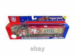 San Francisco 49ers NFL 180 DIECAST COLLECTABLE TRUCK -TRACTOR TRAILER TOY