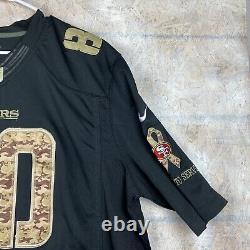 San Francisco 49ers NFL Black Jerry Rice Jersey Military Salute to Service 3XL