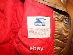 San Francisco 49ers NFL Football Authentic Pro Line Starter Satin Jacket XL Sewn