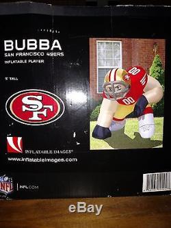 San Francisco 49ers NFL Inflatable 5ft Tall Bubba Officially Licensed by NFL