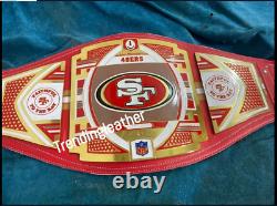San Francisco 49ers NFL Legacy Title Championship Belt 4MM