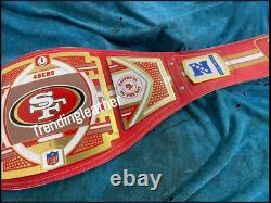 San Francisco 49ers NFL Legacy Title Championship Belt 4MM