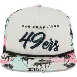 San Francisco 49ers New Era Retro Beachin 9FIFTY Snapback Hat Men's NFL Floral