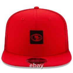 San Francisco 49ers New Era Shanahan Square Trucker 9FIFTY Snapback Hat NFL New