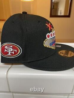 San Francisco 49ers New Era Super Bowl LVIII Las Vegas 9FIFTY Snapback Hat 2024