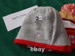 San Francisco 49ers New Era knit pom hat beanie NEW ULTRA RARE 2013 NFL OnField
