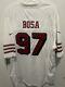 San Francisco 49ers Nick Bosa #97 Nike Men's White Official NFL Game Jersey