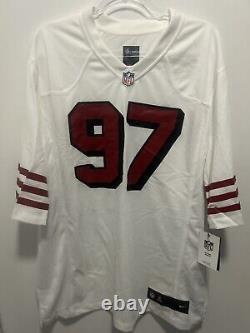 San Francisco 49ers Nick Bosa #97 Nike Men's White Official NFL Game Jersey