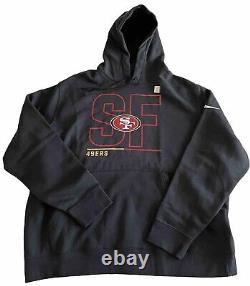 San Francisco 49ers Nike City Code Black Hoodie Pullover Sweatshirt Men 2XL XXL