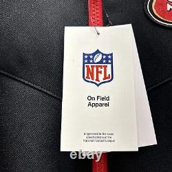 San Francisco 49ers Nike On Field Bomber Jacket Men's Medium Black Sideline NFL
