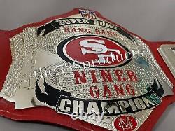 San Francisco 49ers Niner Gang Super bowl Championship American Football Belt