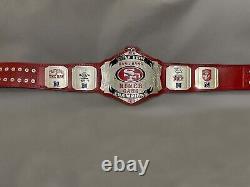 San Francisco 49ers Niner Gang Super bowl Championship American Football Belt2mm