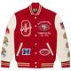 San Francisco 49ers OVO Varsity Jacket Football-NFL Wool Varsity Jacket