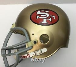 San Francisco 49ers Replica Full Size Football Helmet Size Large Riddell