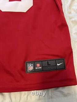 San Francisco 49ers Rice 80, 75th Anniversary Nike Game Jersey Large Size New
