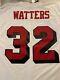 San Francisco 49ers Ricky Watters #32 Mitchell Ness White 1994 NFL Legacy Jersey