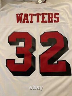 San Francisco 49ers Ricky Watters #32 Mitchell Ness White 1994 NFL Legacy Jersey
