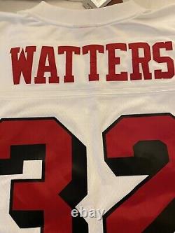 San Francisco 49ers Ricky Watters #32 Mitchell Ness White 1994 NFL Legacy Jersey