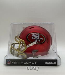 San Francisco 49ers Riddell Blaze Alternate Mini Helmet! Date Code June 2017