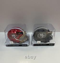 San Francisco 49ers Riddell Flash and Salute To Service Alternate Mini Helmets