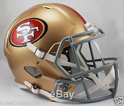 San Francisco 49ers Riddell Full Size Deluxe Speed Football Helmet