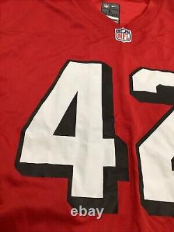 San Francisco 49ers Ronnie Lott Red Nike On Field Jersey Large New