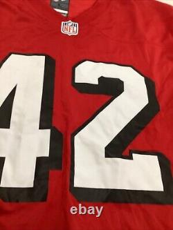 San Francisco 49ers Ronnie Lott Red Nike On Field Jersey Large New