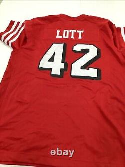 San Francisco 49ers Ronnie Lott Red Nike On Field Jersey Large New