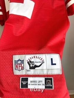San Francisco 49ers Ronnie Lott Reebok Gridiron NFL Throwbacks Size Large