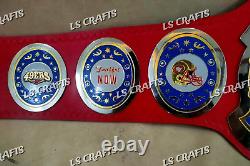 San Francisco 49ers SF Championship Belt Adult 2mm Brass