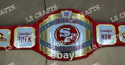 San Francisco 49ers SF Championship Belt Adult Size 4MM Brass