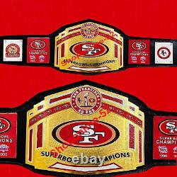 San Francisco 49ers SF Super Bowl Championship Belt Adult Size 2MM