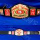 San Francisco 49ers SF Super Bowl Championship Belt Title Leather Brass 2mm