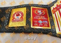 San Francisco 49ers SF Super Bowl Championship Title Belt