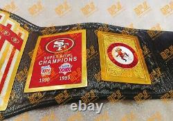 San Francisco 49ers SF Super Bowl Championship Title Belt